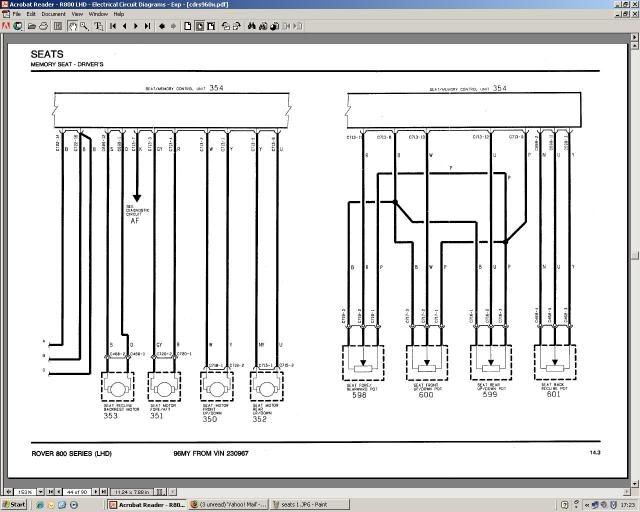 Rover Sports Register Forum • View topic - Late mk2 seat ... mk2 cts wiring diagram 